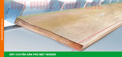 DÂY CHUYỀN ÉP DÁN PHỦ MẶT VENEER